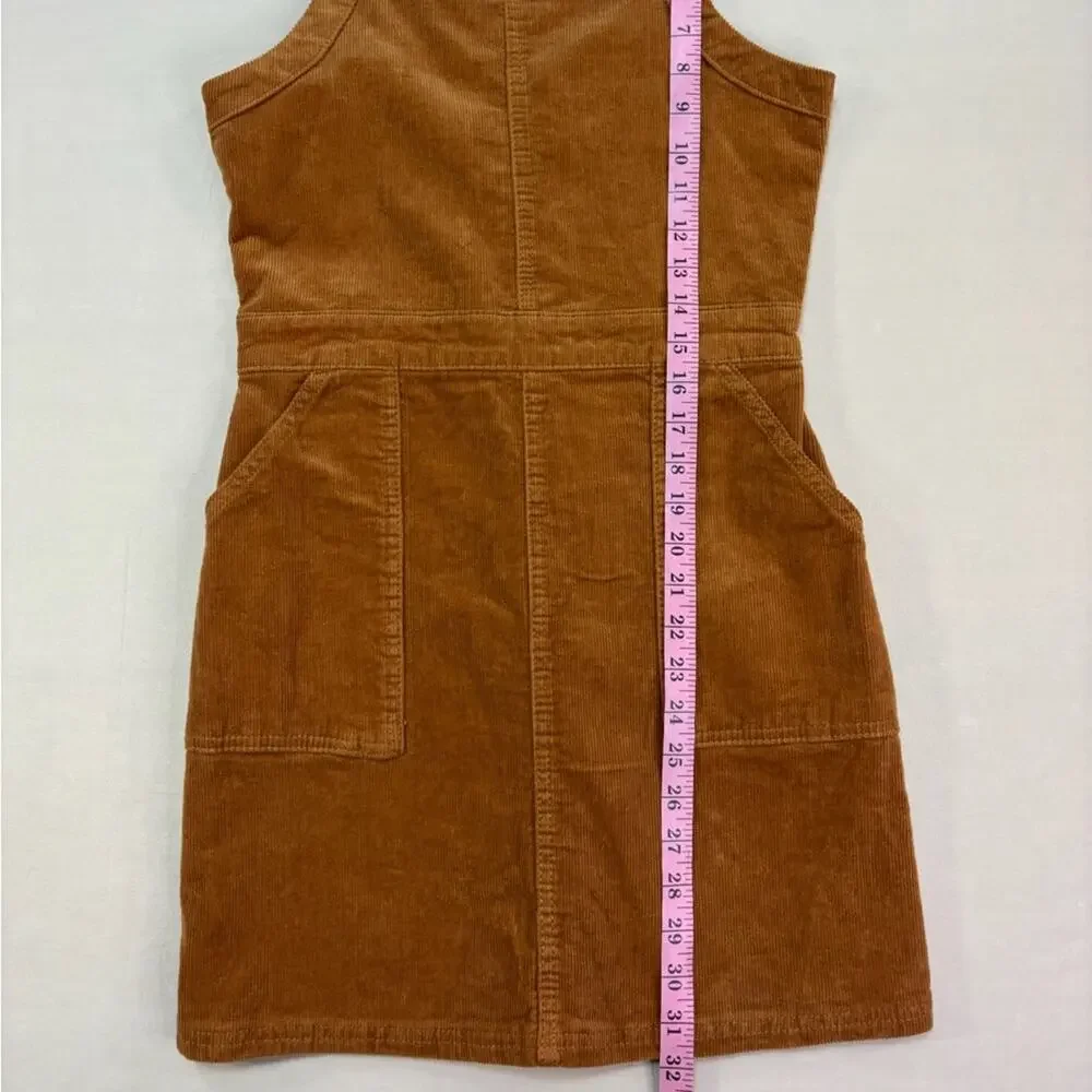 art class Girl’s Corduroy Overall Dress in Chestnut Brown Size XL